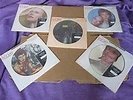 set of five david bowie picture discs