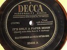 Ella Fitzgerald- 78rpm single 10-inch – Decca #23425 It's Only A Paper Moon