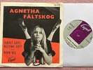 AGNETHA FÄLTSKOG (ABBA)   Slutet Gott    ORIG Cupol CS 217 SWE-1968 45rpm PS EX+