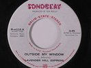 LAVENDER HILL EXPRESS: Outside My Window / Same 45 (mono-stereo) Rock & Pop