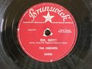 THE CRICKETS (Buddy Holly) Oh Boy/Not Fade Away BRUNSWICK 55035 V+ ROCKABILLY 78