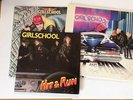 Girlschool Emergency Hit and Run signed vinyl LP