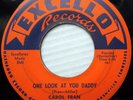 CAROL FRAN with group DOOWOP 45 EMMITT LEE / ONE LOOK AT YOU DADDY vg++ dm384