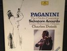 PAGANINI 6 VIOLIN CONCERTOS NM DGG ITALY 5-LP w/BOOK ACCARDO LONDON PHIL