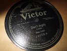 78RPM Victor 16058 May Irwin, Coon Song, Dont Angrify / Alice Lloyd, Splash U E-