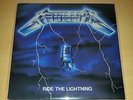 METALLICA - Ride The Lightning LP OIS 1984 Vertigo # Kreator Exodus Venom Sodom