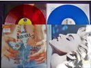 MADONNA TRUE BLUE AND LIKE A PRAYER BLUE AND RED SAINSBURYS VINYL LP NEW SEALED