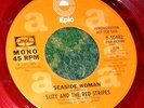 1977 PROMO RED WAX 45 - SUZY & RED STRIPES 
