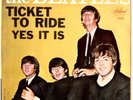 BEATLES - Ticket To Ride / Yes It Is - Picture Sleeve - 7