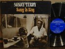 Sonny Terry Is King EX Prestige Bluesville Van Gelder lightnin hopkins brownie