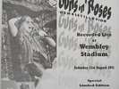 GUNS N' ROSES Wembley Illusion RARE LIVE LONDON 1991 MINT