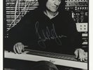 John Paul Jones - ' Led Zeppelin '  Hand Signed B & W Publicity Photograph.