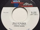 NORTHERN SOUL Connie Haines WALK IN SILENCE Tamla Motown 45 rare Canadian press