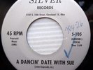 SAMMY MARSHALL 45 DANCIN DATE WITH SUE ON MY BENDED vg++ teen popcorn bop e0340