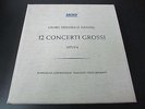 G.F. HANDEL 12 CONCERTI GROSSI Opus 6 FRITZ LEHMANN   ARCHIV BOX 4 x LP 33T 12