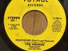 THE VIKINGS   Never Seen A Stranger   70s modern/northern soul 45 on Voyage