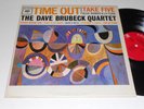 DAVE BRUBECK QUARTET VG++ Time Out Take Five Columbia 2-eye CL-1397 Mono Morello