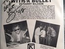 HARRY NILSSON Signed copy from BeatleFest 82 red vinyl 45 With A Bullet b/w Judy