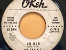 * GAY NELS Uh Huh / Chubby GIRL GROUP DOO WOP ROCKER SOUL Okeh Promo 45 Hear