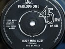 BEATLES 1965 UK EXPORT Parlophone 45 - Dizzy Miss Lizzy / Yesterday DP 563 EX