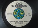 THE VALENTINOS Sweeter Than Day Before HEAR Northern Soul NM- 45 CHESS 1977 DJ