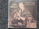 Elvis Presley - Love me tender  US 7'' Single WITH PICTURE SLEEVE
