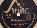 78rpm – Stephane Grappelly and Django Reinhardt –  Swing 21 - E+