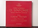 BEETHOVEN SYMPHONY N°9 FRICSAY BPO GERMAN ED1 STEREO DGG RED LINEN BOX SET