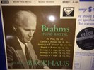 DECCA SXL 2222 WBg ED1 *WILHELM BACKHAUS* PLAYS *BRAHMS PIANO RECITAL* NM