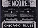 VARIOUS: Encore For The Chicago Blues LP (some cover wear, wobc) rare Blues & R