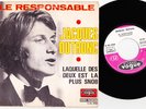 JACQUES DUTRONC Le responsable 1969 French 60s Killer Mod Freakbeat fuzz SP hear