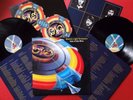 ELO SUPERB UK 1ST 2 LP 1977 + INNERS POSTER SPACESHIP CUT OUT GF OUT OF THE BLUE