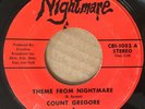 COUNT GREGORE - Theme From Nightmare | RARE spooky Halloween psych 45