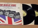 BEATLES, 60s INVASION LPs RE, THE BEATLES’ STORY, DOCUMENTARY, 2 RECORDS, APPLE