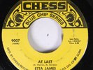 R&B 45 Etta James - At Last / All I Could Do Was Cry on Chess