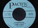 SAMMY TURNER: Lavender-blue / Wrapped Up In A Dream 45 (sl storage warp)