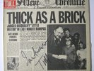 Jethro Tull Thick As A Brick 1972 Autographed LP