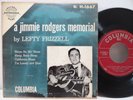 Lefty Frizzell  A Jimmie Rodgers Memorial EP 45rpm H-1667 Never No Mo Blues EX