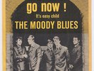MOODY BLUES Go Now RARE Denmark 45 danish p/s STUNNING  beat MOD garage LISTEN
