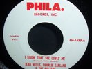 1966 Jean Wells/Charlie Earland/Butlers I Know That She Loves Me 45, RARE