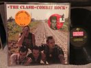 THE CLASH COMBAT ROCK LP - RARE 1ST PRESS SHRINK MICK JONES HYPE STICKER VG++/NM