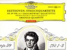 DGG RED STEREO TULIP ED1 - BEETHOVEN - STRING QUARTETS - AMADEUS QT 2LP NM