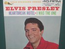 Elvis Presley 447-0605 Gold Standard Heartbreak Hotel 45 W/ Sleeve RARE