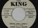 R&B Soul 45 - Johnny (Guitar) Watson - Broke And Lonely - King - mp3
