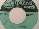 BOB AND MARCIA / SOUND DIMENSIONS - always together b/w baby face - SUPREME 45