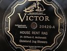 BLUES 78- DIXIELAND JUG BLOWERS VICTOR House Rent Rag