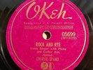 BLUES 78- CHARLIE SPAND Rock and Rye/ Alabama Blues OKEH