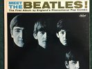 The Beatles 1969 LP Meet The Beatles Capitol Record Green Target Label