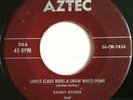 Rare Kentucky 1954 Christmas AZTEC 45 Randy Atcher SANTA CLAUS SNOW WHITE PONY