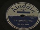 Five Keys - Christmas Time 78 E RARE STUNNING doowop bvg Old MacDonald